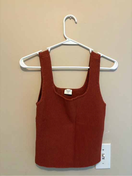 Abercrombie & Fitch Tops - Abercrombie & Fitch Ribbed Tank Top in Rust